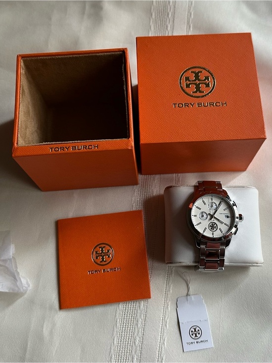 Tory Burch Collin Watch TBW1252 Stainless Steel Women\'s Watch with White Dial. main image 6